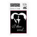 Bride Groom Wedding Stamp