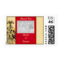 Bride & Groom's Photo Thank You Stamp by DreamWed Bride & Groom's Photo Thank You Stamp