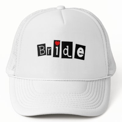 Bride Trucker Hats by WeddingZazzle