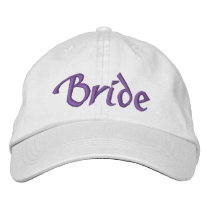 Bride Hat embroidered hats