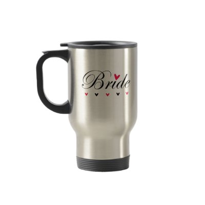 Bride Hearts Coffee Mugs