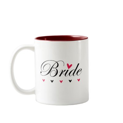 Bride Hearts Mugs