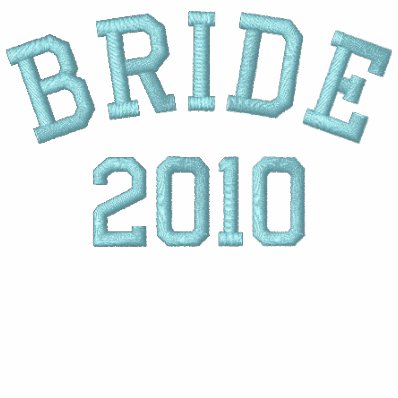 Bride hooded sweatshirt jacket