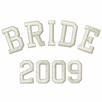 Bride hooded sweatshirt jacket embroidered shirts