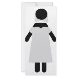 bride icon custom rack card