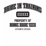 manic, bride, wedding, training, ladies, t-shirt