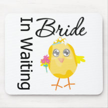 Bride In Waiting Mouse Pads