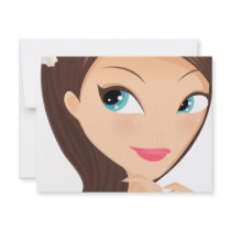 Bride invitations by Melisende Bride invitations