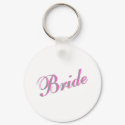Bride keychains by WeddingZazzle Bride keychains