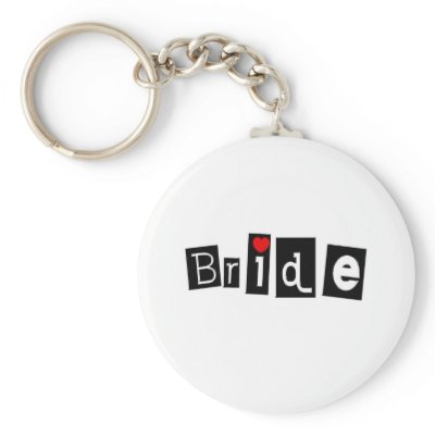 Bride keychains