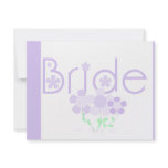 Bride Lilac Flowers Tshirts and Gifts Invite