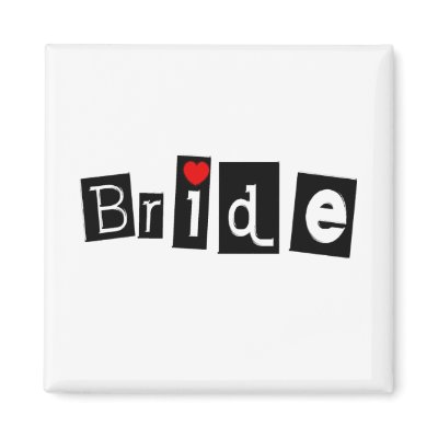 Bride Refrigerator Magnet