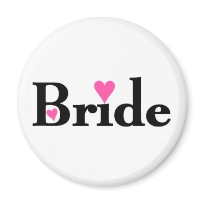 Bride Fridge Magnet