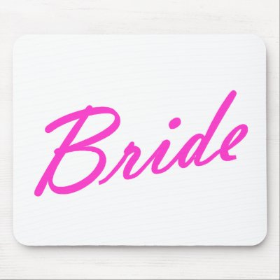 Bride Mouse Pad