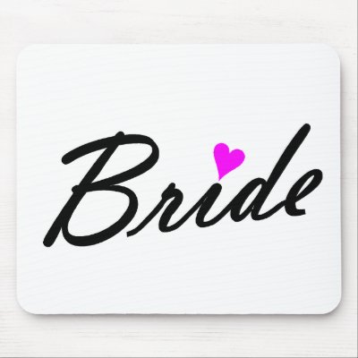 Bride Mousepad