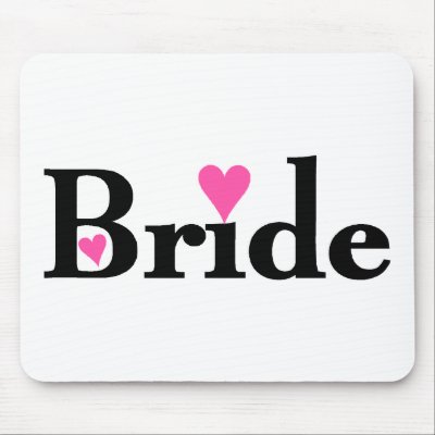 Bride Mouse Pads