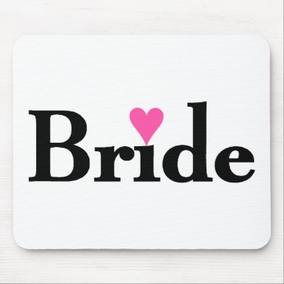 Bride Mousepad