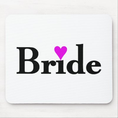 Bride Mouse Pads