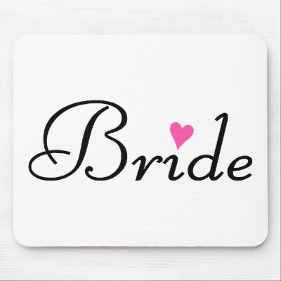 Bride Mouse Pad