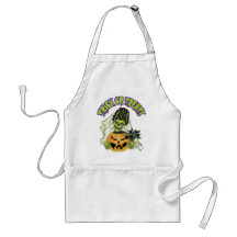 Bride of Frankenstein Skull Apron