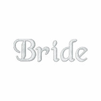 Bride(On Front)-Hoodie embroidered shirts by pammys Bride(On Front)-Hoodie embroidered shirts