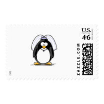 Bride Penguin Stamps