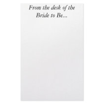 Bride Personal Custom Letter Wedding Stationery