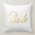 Bride Pillow by Leslie Harlow pillows