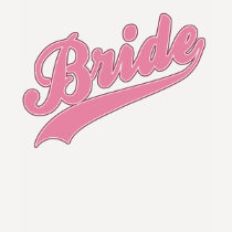 Bride Pink Baseball Tee
