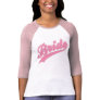Bride Pink Baseball Tee