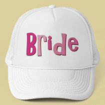 Bride Pink Brown hats