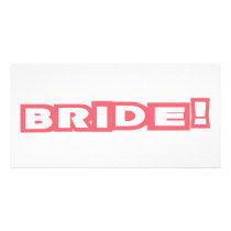 Bride Pink design! photo cards by angeria Bride Pink design! photo cards
