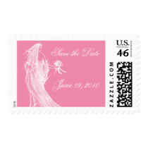 Bride Postage Stamp