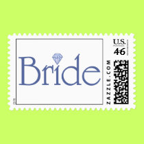 Bride postage by wedding_tshirts Bride postage