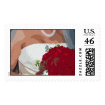Bride Postage Stamp