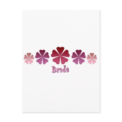 Bride Postcard
