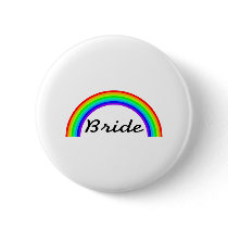 Bride (Rainbow) buttons by TeeZazzle Bride (Rainbow) buttons