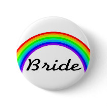 Bride (Rainbow) buttons by TeeZazzle Bride (Rainbow) buttons