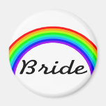Bride (Rainbow) Fridge Magnet