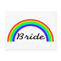 Bride (Rainbow) postcards