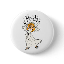 Bride (Red Hair) buttons