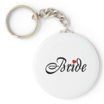 Bride (Red Hrt) Keychains