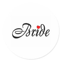 Bride (Red Hrt) Sticker