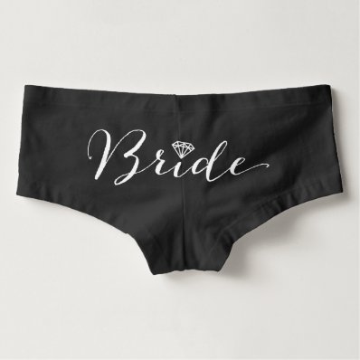 Bride Script Diamond Bridal Party Wedding Sexy Hot Shorts