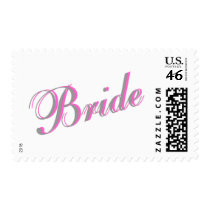 Bride (Script) Postage Stamp