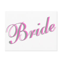 Bride (Script) Postcards