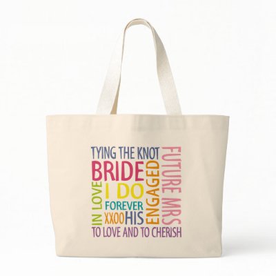 Bride Sentiments Wedding bags