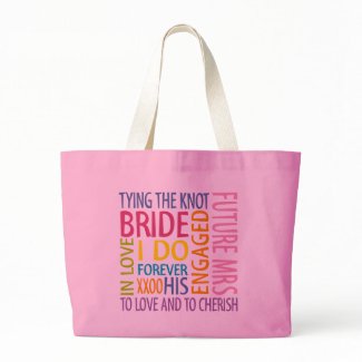 Bride Sentiments Wedding bag
