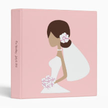 Bride Silhouette Binder