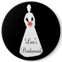 Bride Silhouette I buttons